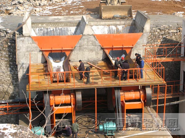 破碎機服務安裝現場