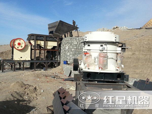 河卵石制砂生產線