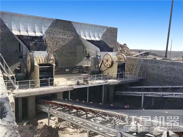 顎式破碎機生產現場