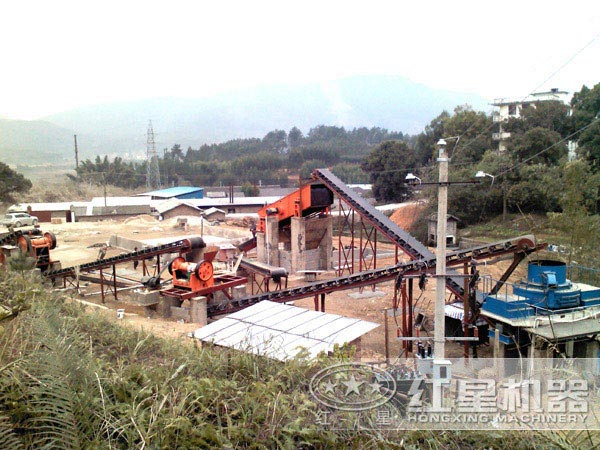 紅星河卵石制砂生產線