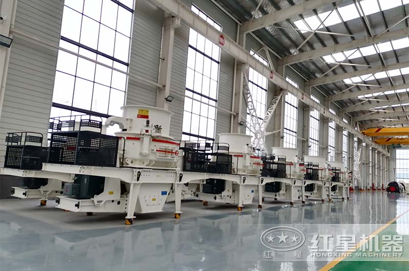 大型石料制砂機車間待發貨設備