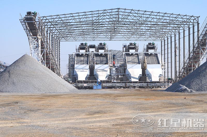 河北客戶大型砂石生產現場實拍