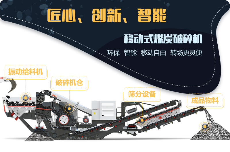 移動煤炭破碎機生產優勢