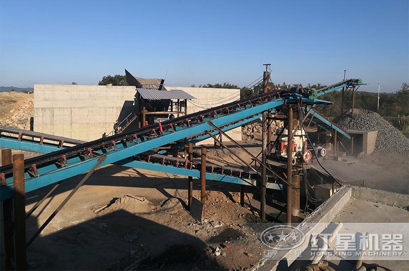 機(jī)制砂生產(chǎn)線現(xiàn)場實(shí)拍