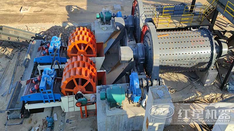 日產3000噸洗砂設備現場