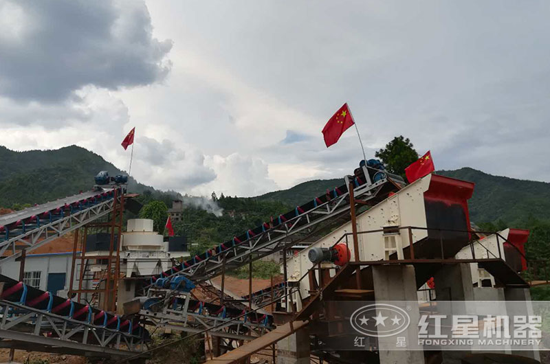 制砂廠作業(yè)現(xiàn)場實(shí)拍