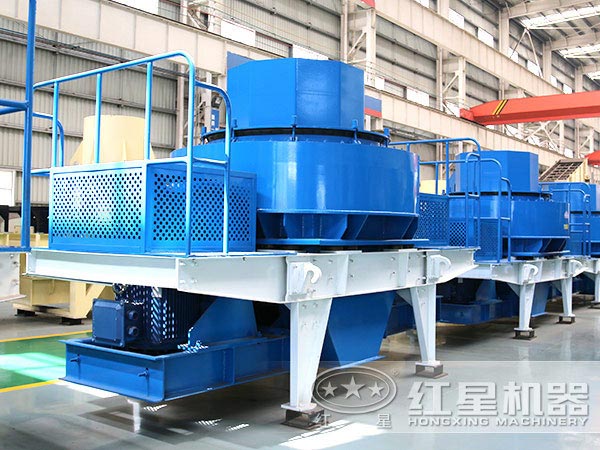 石英砂制砂機廠家車間展示