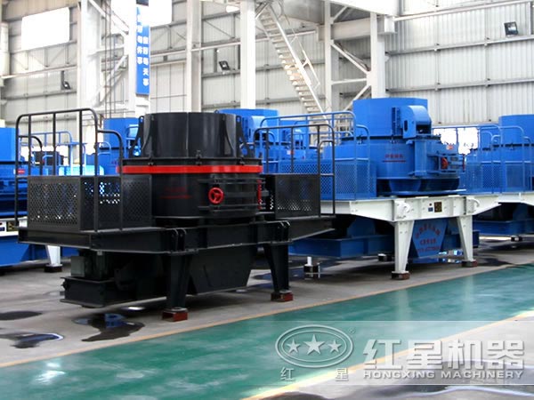 石頭打砂機生產車間