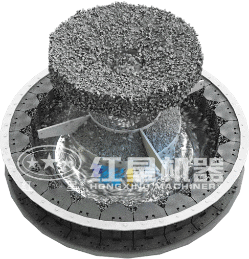 青石制砂機工作原理