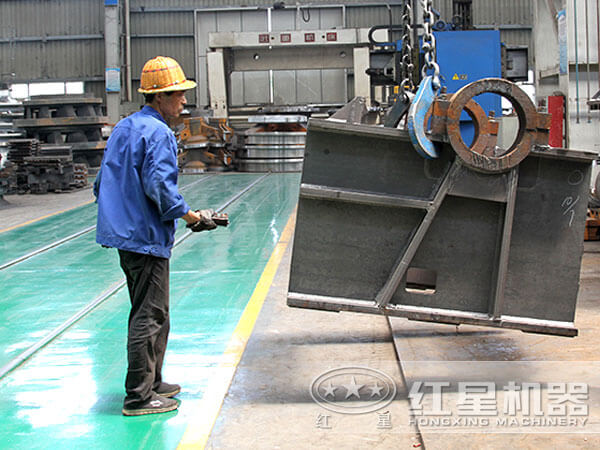 環保型制砂機生產過程