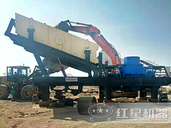 流動破沙機生產現場圖