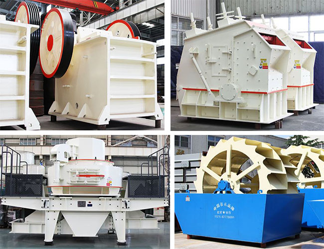 河卵石制砂生產線主要設備羅列