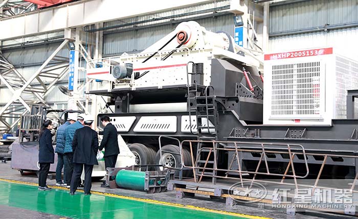 紅星用戶來廠參觀考察現場