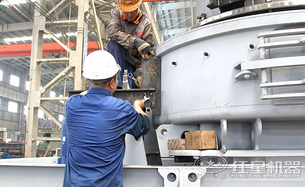 石灰石制砂機生產車間