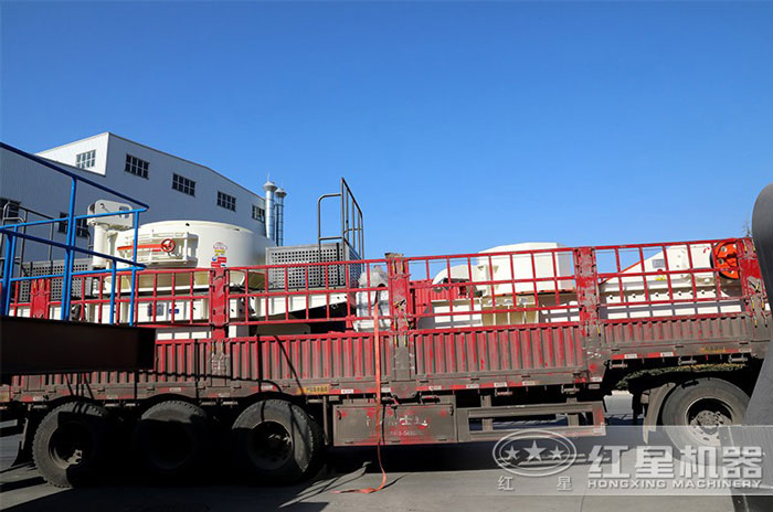 紅星機器制砂機現場發貨圖