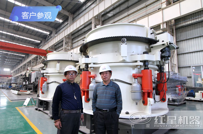 用戶來廠參觀試機(jī)