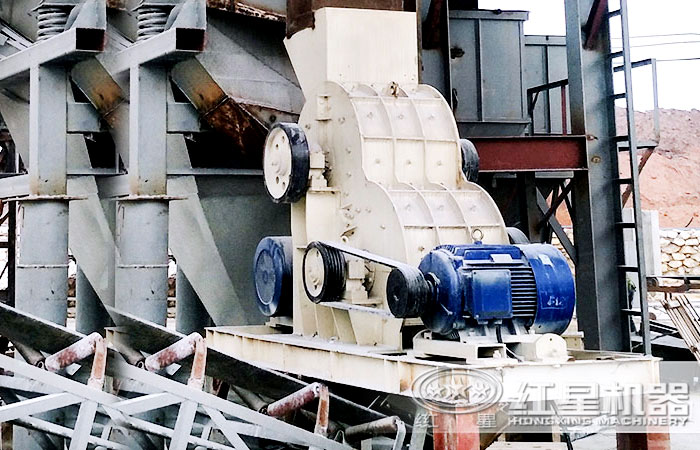 雙級破碎機現場