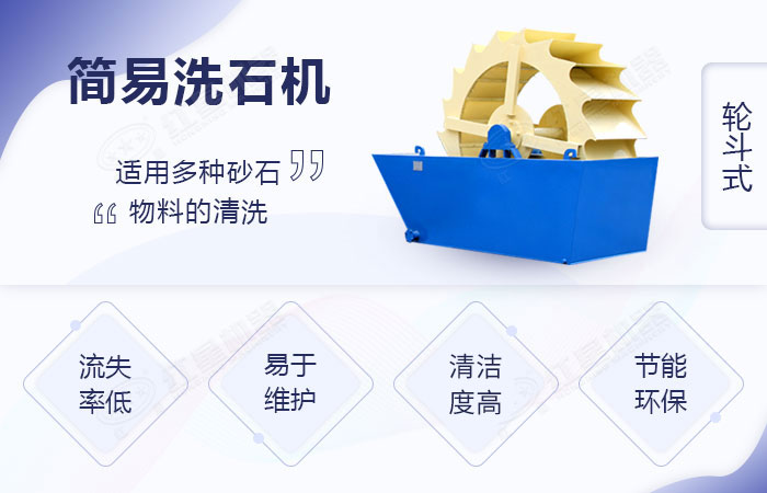 輪斗式洗砂機節能環保
