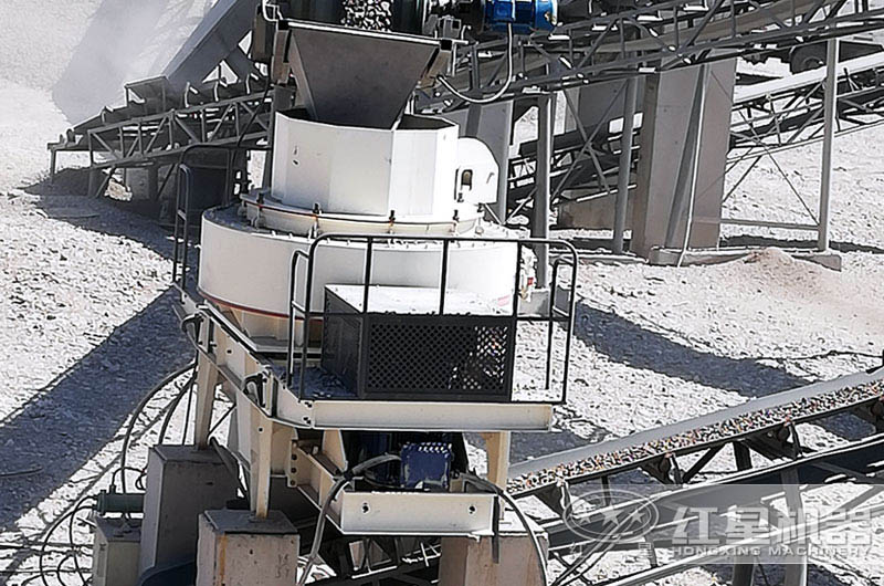 玄武巖制砂機生產客戶現場