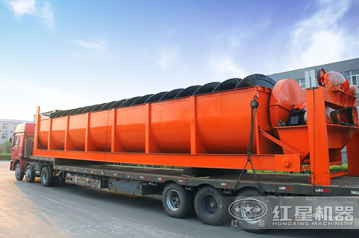 螺旋分級機現場發貨