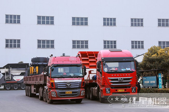 吉林趙老板碎石廠設(shè)備到廠采購