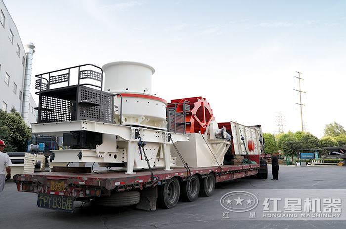 石英石制砂機發貨