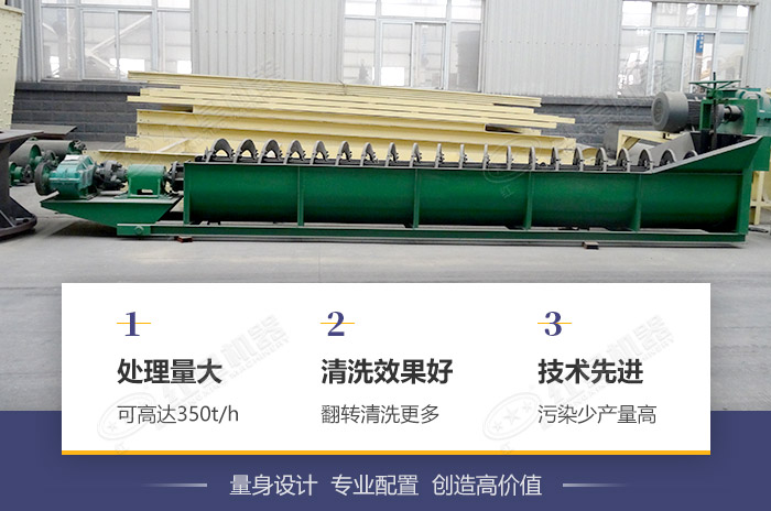 螺旋洗砂機特點優勢