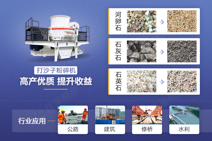 打沙子粉碎機應用范圍廣