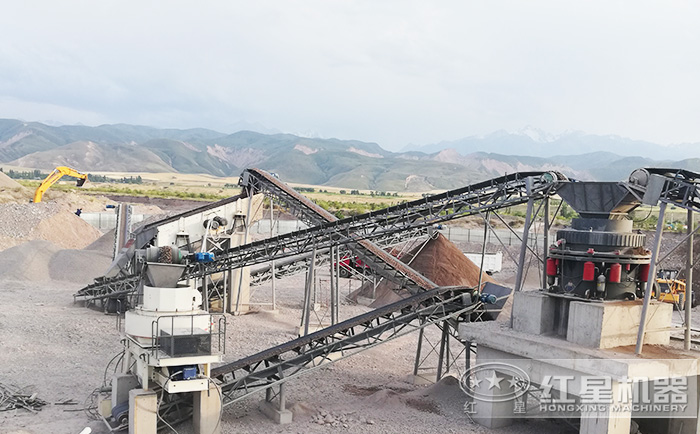 人造沙加工現場