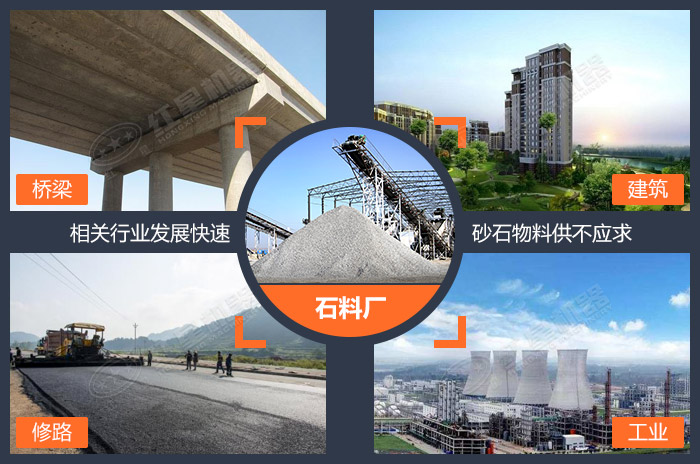 石料廠服務于各個行業