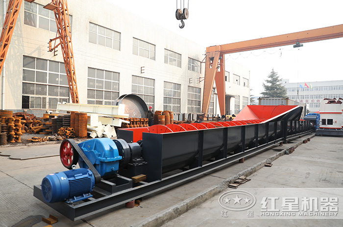 螺旋洗沙機設備廠區展示