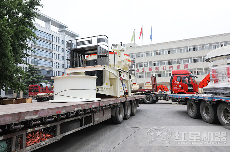 全套制砂生產設備發貨現場