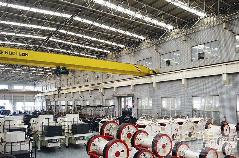 固定式破碎機生產車間