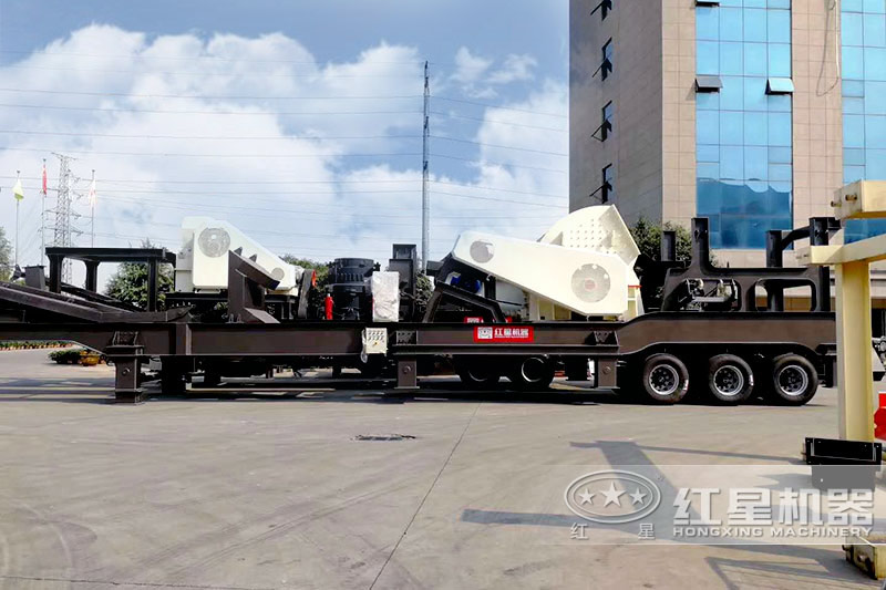 重錘破+圓錐破四合一移動(dòng)破碎站