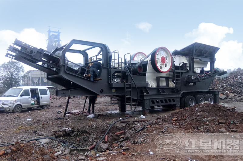 移動破碎機現場無需基建無需安裝