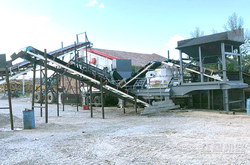 湖北石料加工廠移動碎石生產線