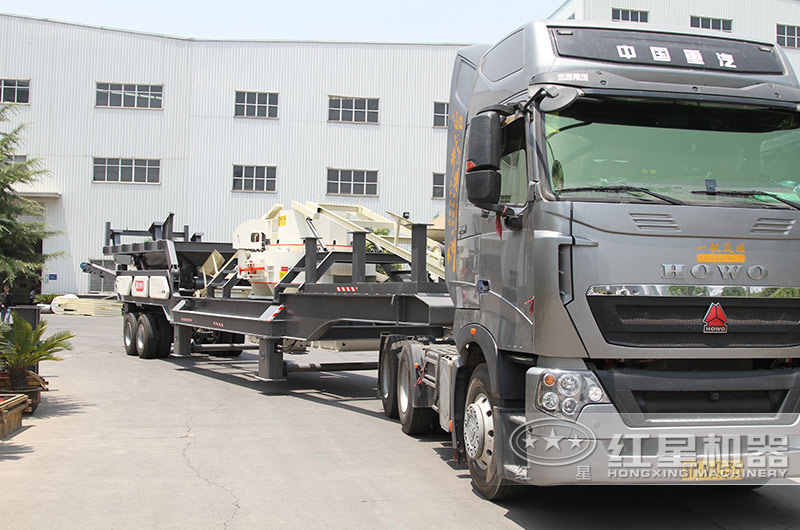 新型移動式制砂機發貨