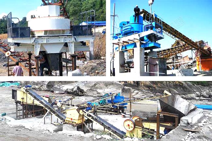 硅鐵破碎機破碎現場