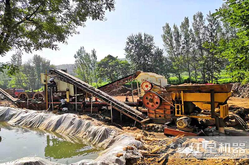 全套鵝卵石碎石機生產線如何搭建