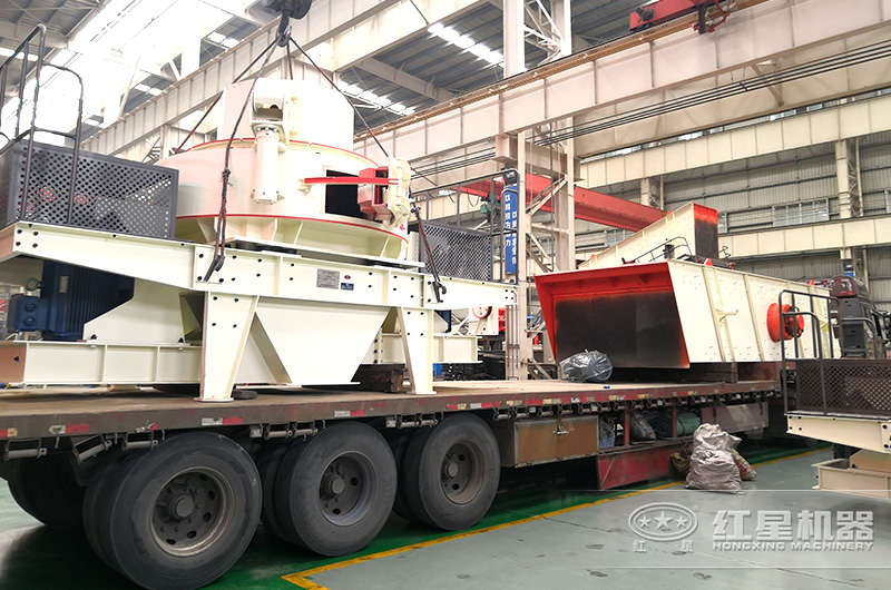 全套人工制砂設備發貨了