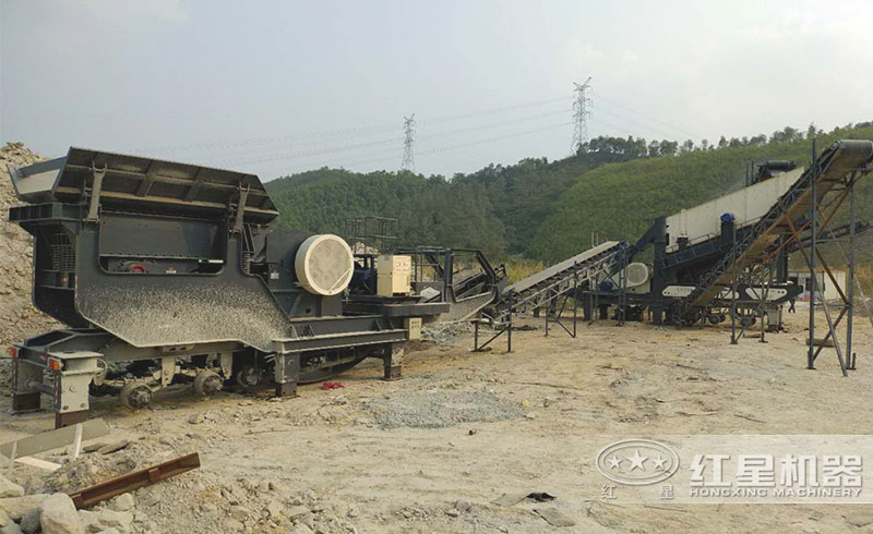 移動式年產30萬噸煤矸石制砂生產線