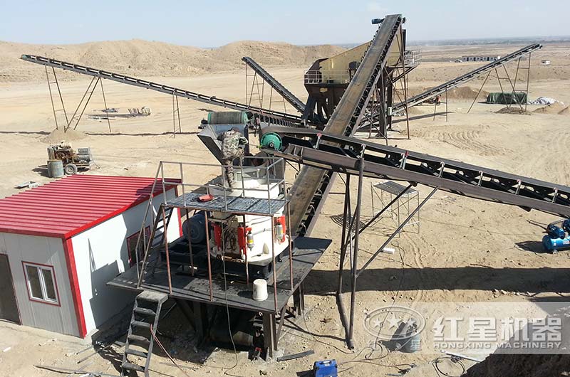 1750圓錐機作業現場