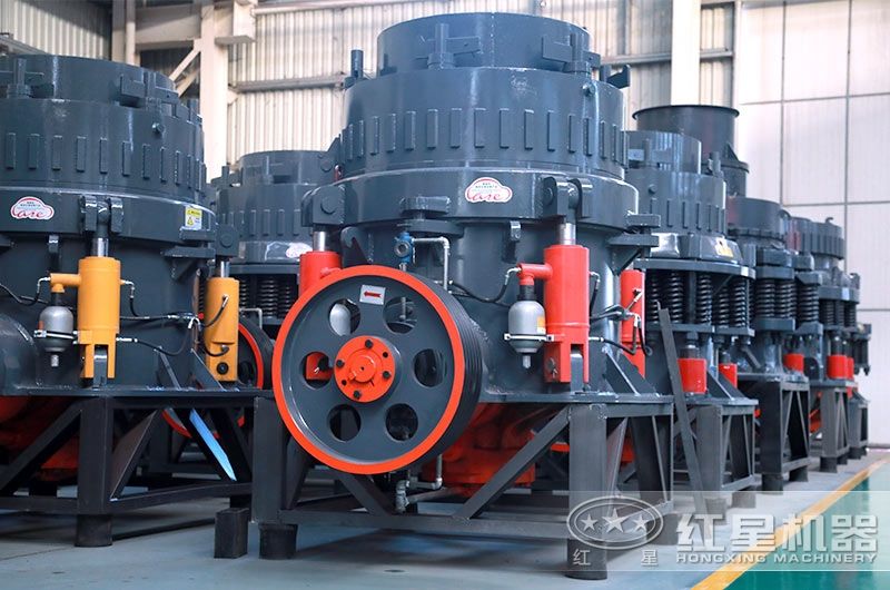 每小時產200噸石子的復合型圓錐機